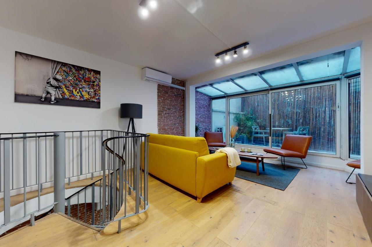 Superbe Loft Avec Patio - Tour Eiffel Apartment Paris Ngoại thất bức ảnh